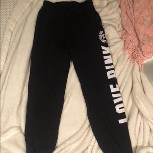 Victors secret pink sweatpants